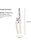 Stainless Steel Garden Pruning Shears Fruit Picking Scissors Plant Trimming Cutter Gardening Tool - 2