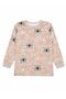 Girl's 100% Cotton Cream Color Koala Patterned Long Sleeve Pajama Set - 3