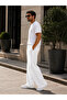 Men's Linen Trousers Baggy Fit Elastic Waist Lace-Up Summer Casual Comfortable Pants - 3