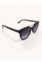 Striker Round Sunglasses for Men & Women, Black Frame with Smoke Gradient Lenses, UV400 Protection - 6