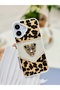 iPhone 17 Compatible Diamond Design Tiger Stone Sparkling Shiny Diamond Silicone Case - 5