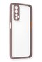 Aconcept Realme 7 Case Miami Transparent Silicone - (33449) Purple