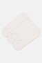 Kids Boy 3 Pairs Plain Linear Socks, White