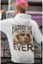 Billie Eilish Happier Than Ever Singer Back Printed Unisex Oversize Combed Cotton Hoodie - 3