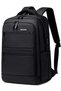 Golden Wolf Slim Laptop Backpack Water Resistant 108° Degree Opening Daypack for Business Casual Travel College for Men Women, GB00707, Black
