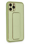 Aconcept iPhone 11 Pro Case Coco Leather Stand Cover - (81451) Aqua Green - 2