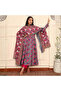 Multi Viscose Rayon Kameez Salwar & Dupatta - VRN1023 | Multi-Size:S-36-Inches - 3
