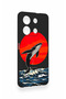 Infinix Note 30 Compatible Red Sun Whale Pattern Silicone Case - 3