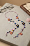 Handmade Papatya Oya Glasses Chain - 2