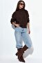 Viorna Ribbed Half Turtleneck Buttoned Cardigan - 2