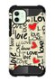 iPhone 12 / iPhone 12 Pro Case Army Tank Full Protection Anti-Shock - Love Letter