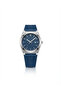 Penta Navy Blue Silicone Cord Navy Blue Dial Men's Wristwatch with Calendar - 2