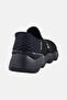 Women Go Walk Massage Fit Slip On Walking Shoes, Black - 2