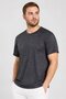Men Slim Fit Short Sleeve Training T-Shirt, Dark Grey - 2