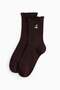 3-pack overlock-detail socks - 2