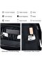 Unisex 15.6-inch Laptop Backpack 180° Open Shoulder Daypack for Office Business Travel College School, B00684 , Black - 6
