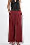 Busem High Waist Belted Wide Leg Crepe Trousers