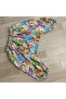 Authentic Village Salwar 100% Cotton Linen Fabric Floral Patterned Comfortable Cut Children's Salwar with Netting - 5