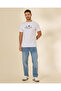 Men White Graphic T-Shirt - 5