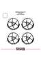 Bajaj Dominar 400 Wheel Rim Strip – Half Rim Cover & D400 Lettering Sticker Set - 2