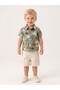 Baby Boy Safari Printed Shorts Set