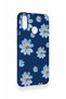 Huawei P20 Lite Compatible Blue Daisy Patterned Silicone Case - 2
