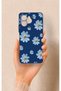 Omix X6 Compatible Blue Daisy Patterned Silicone Case