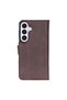 Monte deep brown samsung galaxy s26 plus (6.7") genuine leather removable wallet phone case - 3