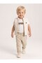 Baby Boy T-Shirt, Pants and Vest Triple Design Set - 5