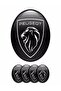 New Peugeot Wheel Center Hub Emblem Sticker 56mm 1 Set (4 Pieces)