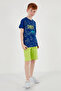 Cotton Printed Crew Neck Short Sleeve Shorts Suit Boys' SET6212020 - 7