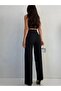 Elegant Classic Cut Fabric Office Palazzo Trousers - 2