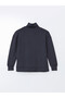 Nevavm Women's Sweatshirt with a High Collar - 6
