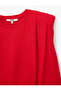 Cotton Crew Neck Pleated Sleeveless Padded T-Shirt - 7