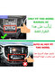 شاشة أندرويد لسيارة ميتسوبيشي L200 موديل 2015-2019، 6 جيجابايت رام، 128 جيجابايت روم، كاربلاي لاسلكي، أندرويد أوتو، كاميرا خلفية مدمجة AHD (متوافق مع أنظمة تكييف يدوية فقط) - 2