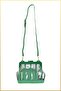 Mist Women's Transparent Looking Scholarship Thick Chain Bag - Green - 6