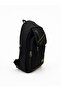 Seventeen Unisex Large Size Lightweight and Durable Crossbody Body Bag Black-Yellow - 2