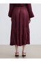 Two Mt Shop Quality Pleated Satin Skirt with Elastic Waist - 4