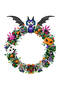 Halloween Wreath Decorative House Model 40825 – (617 Pieces) - 2