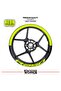 Rks R250 Wheel Rim Strip – Half Rim Cover & R250 Lettering Sticker Set
