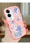 Vivo Y19S Gt 5g Compatible Case Camera Protector Pink Silicone Couple Phone Case Floral Pattern