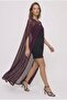 Silvery Thin Elegant Premium Knitwear Cape - 2