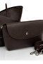 2-Piece Women's Bag Set Shoulder Bag + Strap Bag - 4