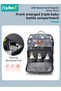 Baby Diaper Bag Backpack With Multifunctional Diapers Changing Station, Mommy Bag, Maternity Baby Changing Bags for Outdoor and Travel, Infant Shower Gifts, Large Capacity, 900d Oxford, USB Port - 6