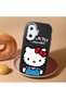 Poco F7 Compatible Case Camera Protector Black Silicone Couple Phone Case Kitty Patterned - 2