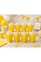 Popcorn Box Yellow 8-Piece Corn Box Popcorn Box Chips Box Snack Box Party Birthday