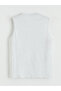 Original Oval Collar Printed Men's Sleeveless T-Shirt - 7