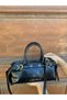 Women's Gold Detailed Cylinder Design Hand and Shoulder Bag Shoulder Bag Size: 27 X 13 cm - 5