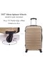 4-Piece ABS Hard Shell Luggage Set 20/24/28/32 Inch, TSA Lock, 360° Silent Spinner Wheels, Durable Unisex Suitcase for Business Student Family Trip, Stylish Travel Suitcase - 6