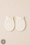 Unisex Baby Newborn Combed Cotton Fabric 100% Cotton Baby Glove Set - 2